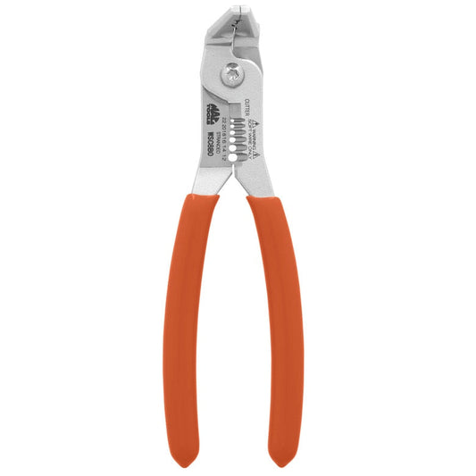 Angled Wire Crimper/Cuter/Stripper - Orange
