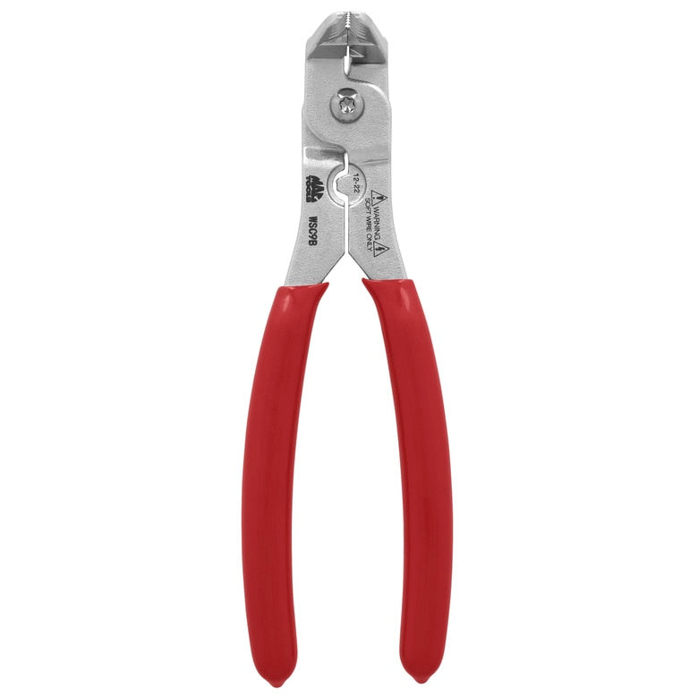 Angled Wire Stripper/Cutter/Crimper - Red