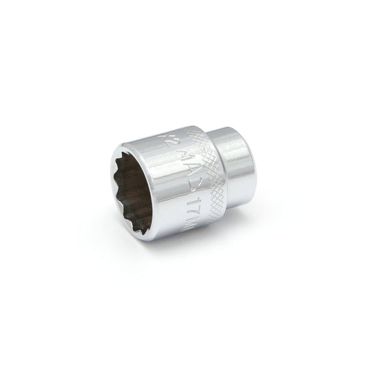3/8" Drive Socket 17mm - 12-PT.