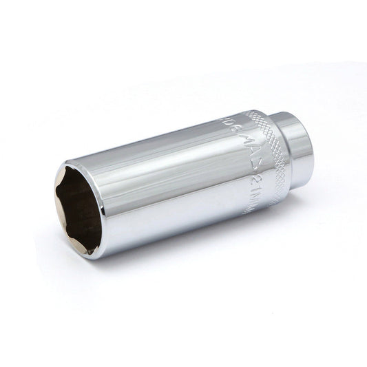 3/8" Drive Deep Socket 21mm - 6-PT.