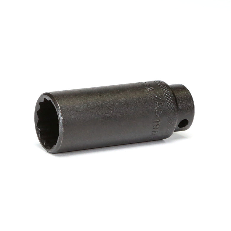 3/8" Drive Deep Impact Socket 19mm - 12-PT.
