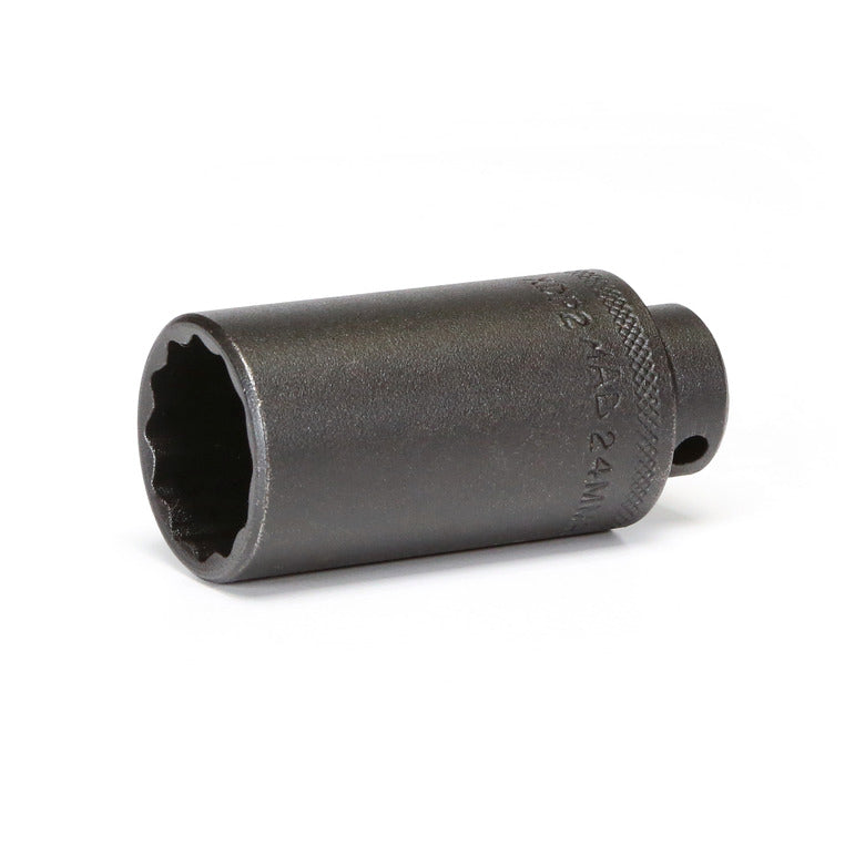3/8" Drive Deep Impact Socket 24mm - 12-PT.
