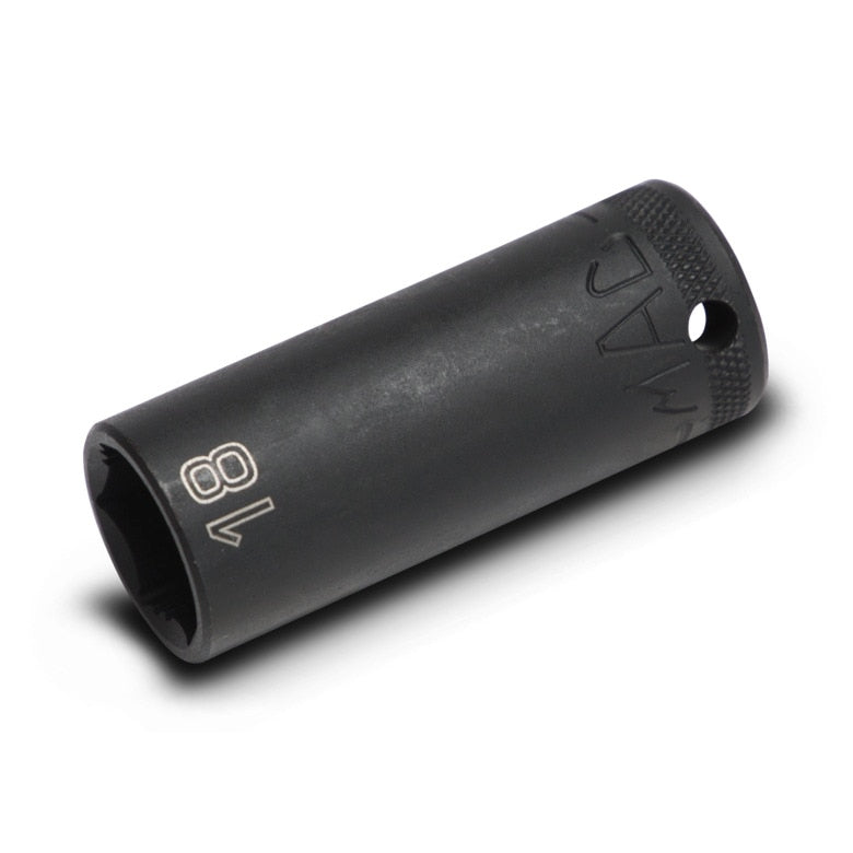 3/8" Drive Deep Impact Socket 18mm - 6-PT.