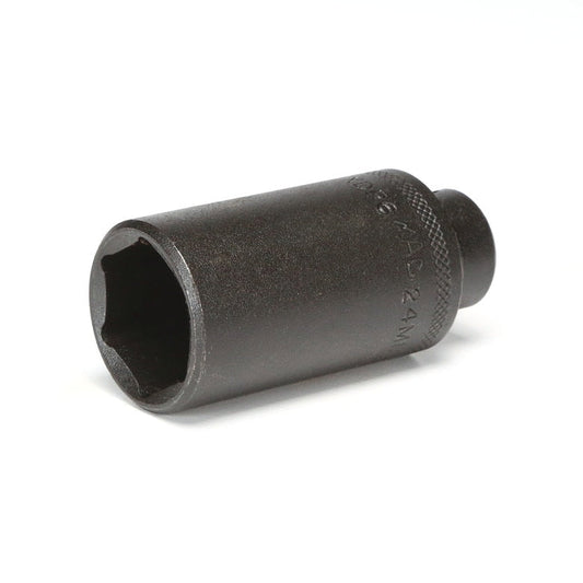 3/8" Drive Deep Impact Socket 24mm - 6-PT.