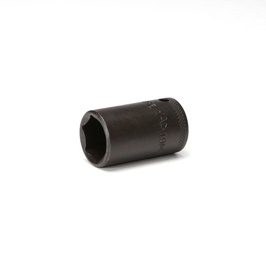 3/8" Drive Metric Intermediate Impact Socket 19mm - 6-PT.