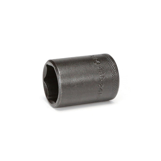 3/8" Drive Metric Intermediate Impact Socket 24mm - 6-PT.