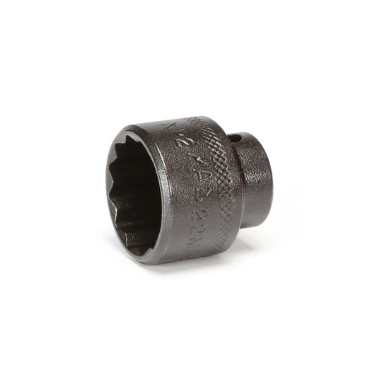 3/8" Drive Impact Socket 22mm - 12-PT.