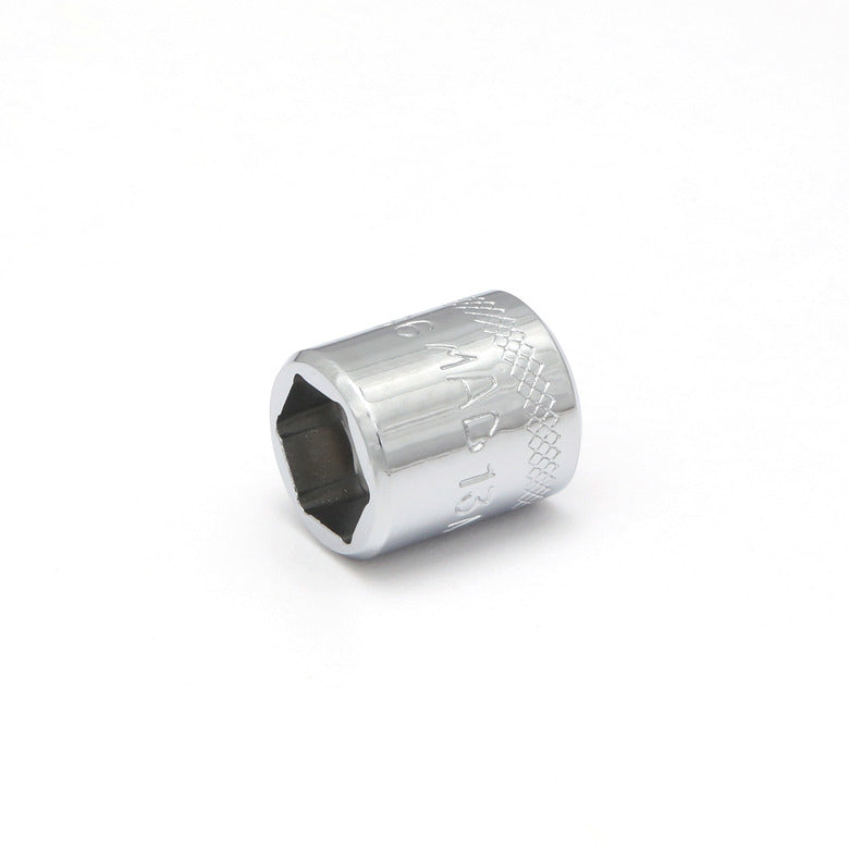 3/8" Drive Super-Short Socket 13mm - 6-PT.