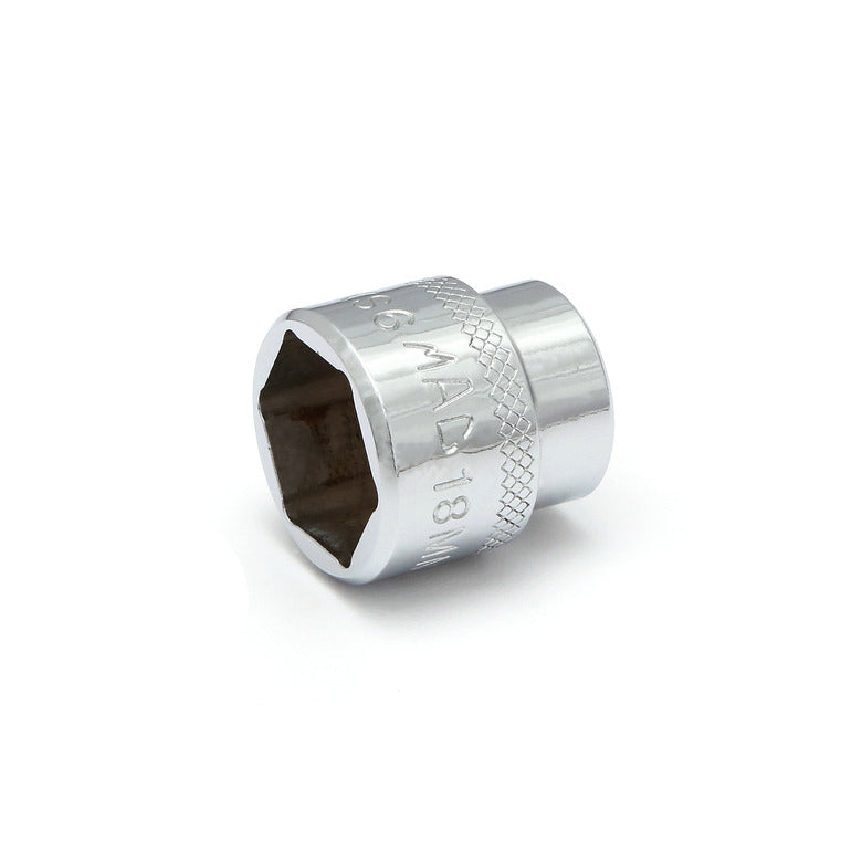 3/8" Drive Super-Short Socket 18mm - 6-PT.