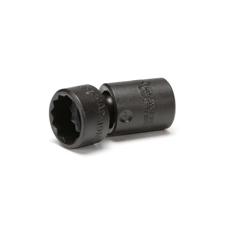 3/8" Drive Impact Universal Socket 19mm - 12-PT.