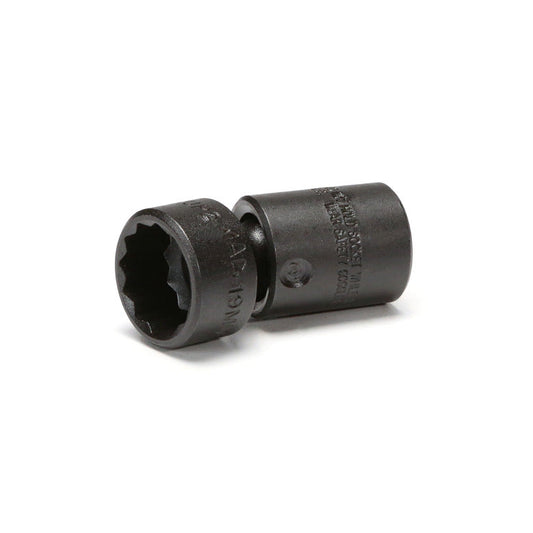 3/8" Drive Impact Universal Socket 19mm - 12-PT.