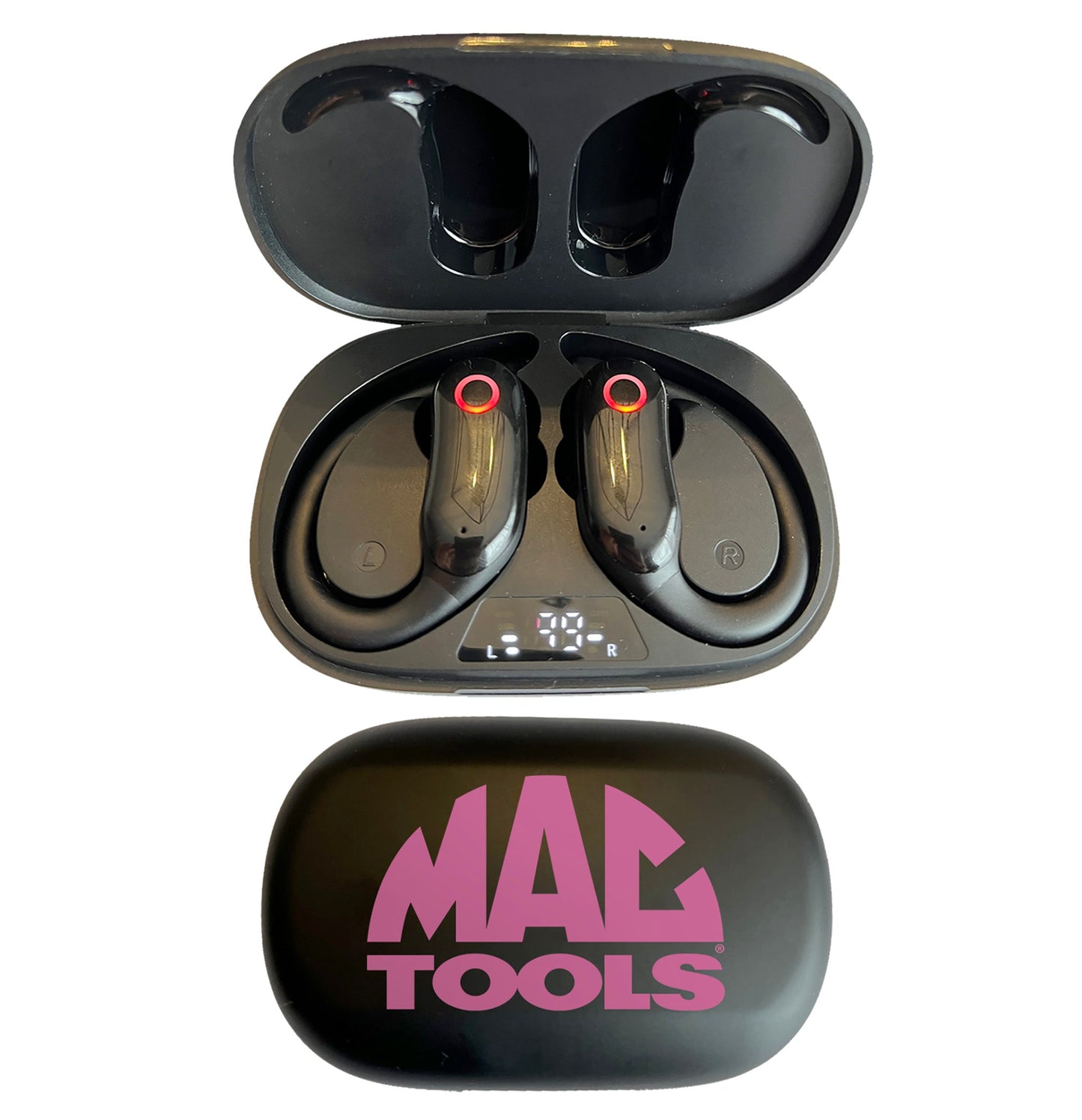 Pink Logo Wireless Headphones