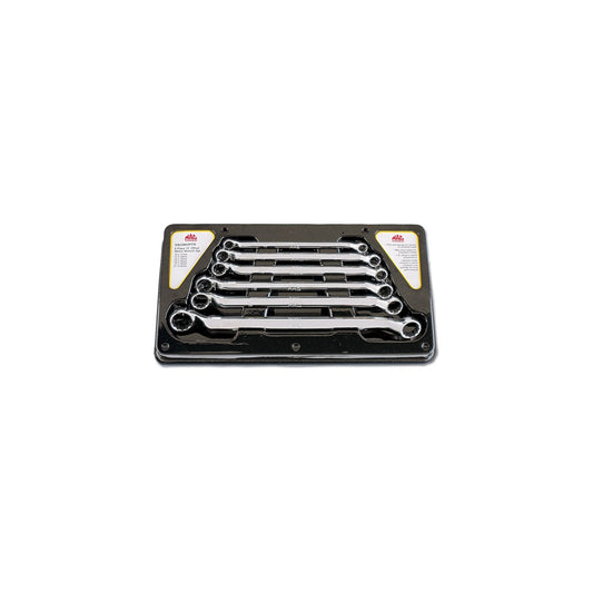 6-PC. Metric Modified Offset Double-Box Wrench Set - 12-PT.