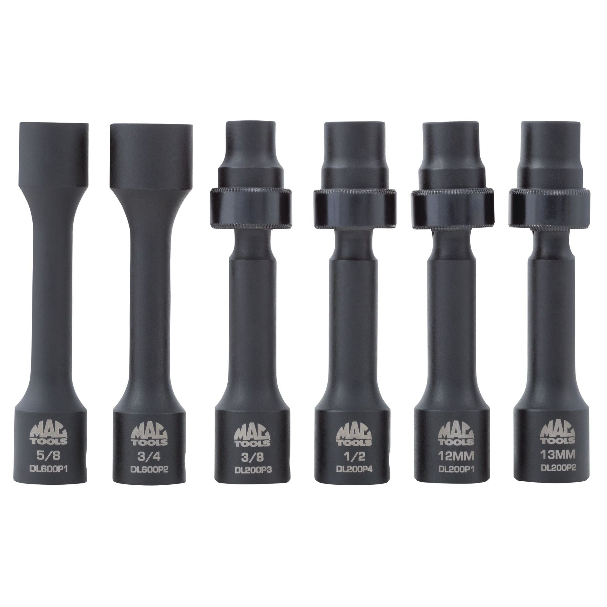 6-PC. 1/2" Drive Impact Driveline Socket Set - 12-PT.
