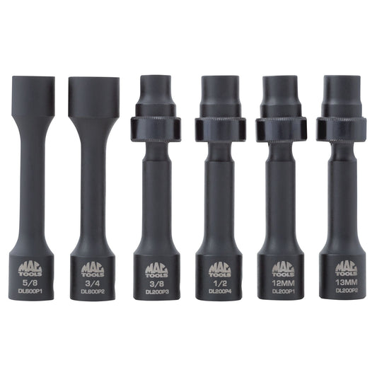6-PC. 1/2" Drive Impact Driveline Socket Set - 12-PT.