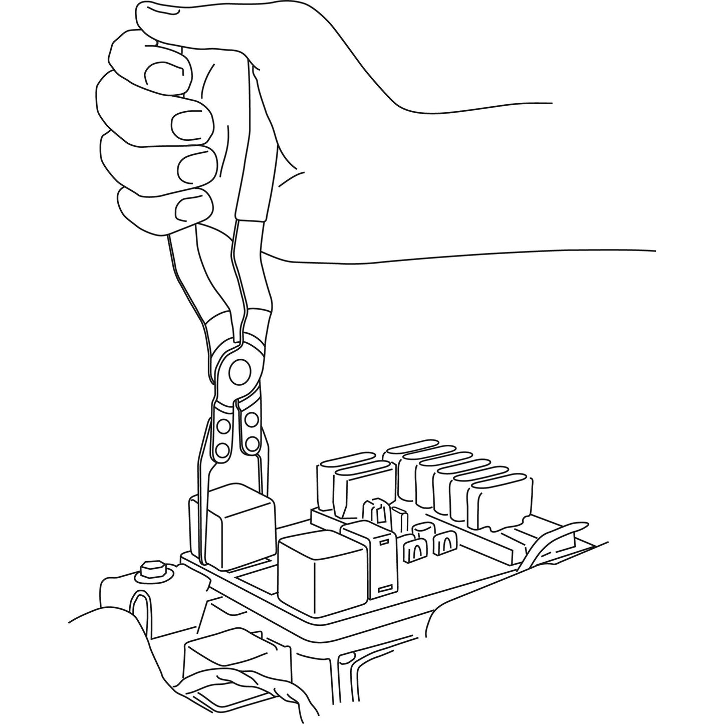 Relay Puller Pliers