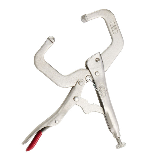 6" C-Clamp Trigger Release Locking Pliers - Red