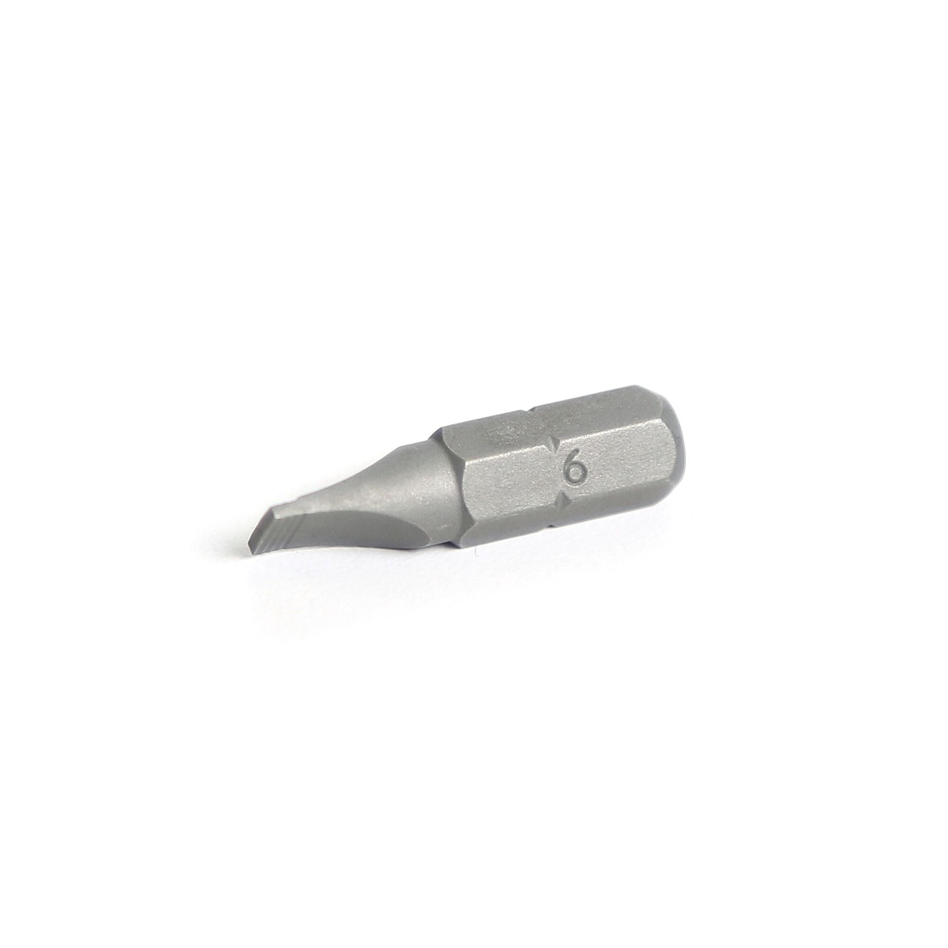 1/4" Hex Drive Slotted Bit 1" - 6mm