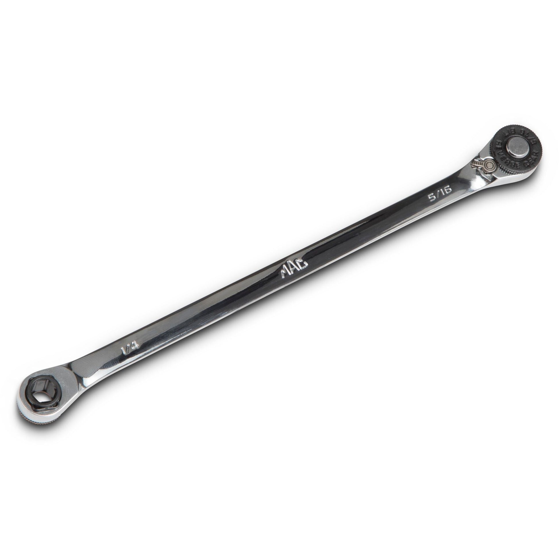 5/16" Hex Drive x 1/4" Hex Drive Dual-Sided Bit Ratchet