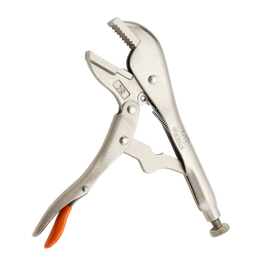 7" Straight Jaw Trigger Release Locking Pliers - Orange