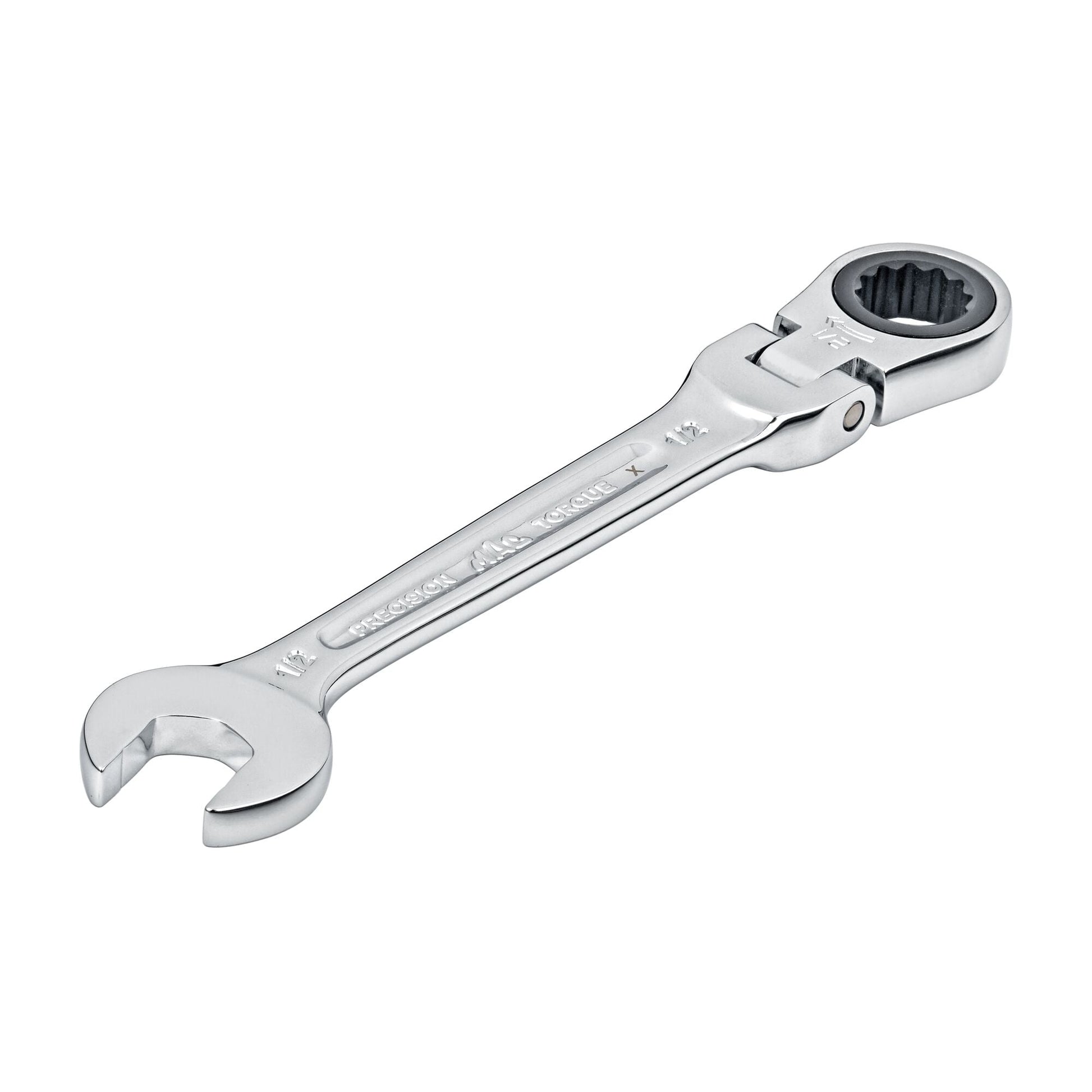 Flexible-Head Ratcheting Wrench 1/2" - 12-PT.
