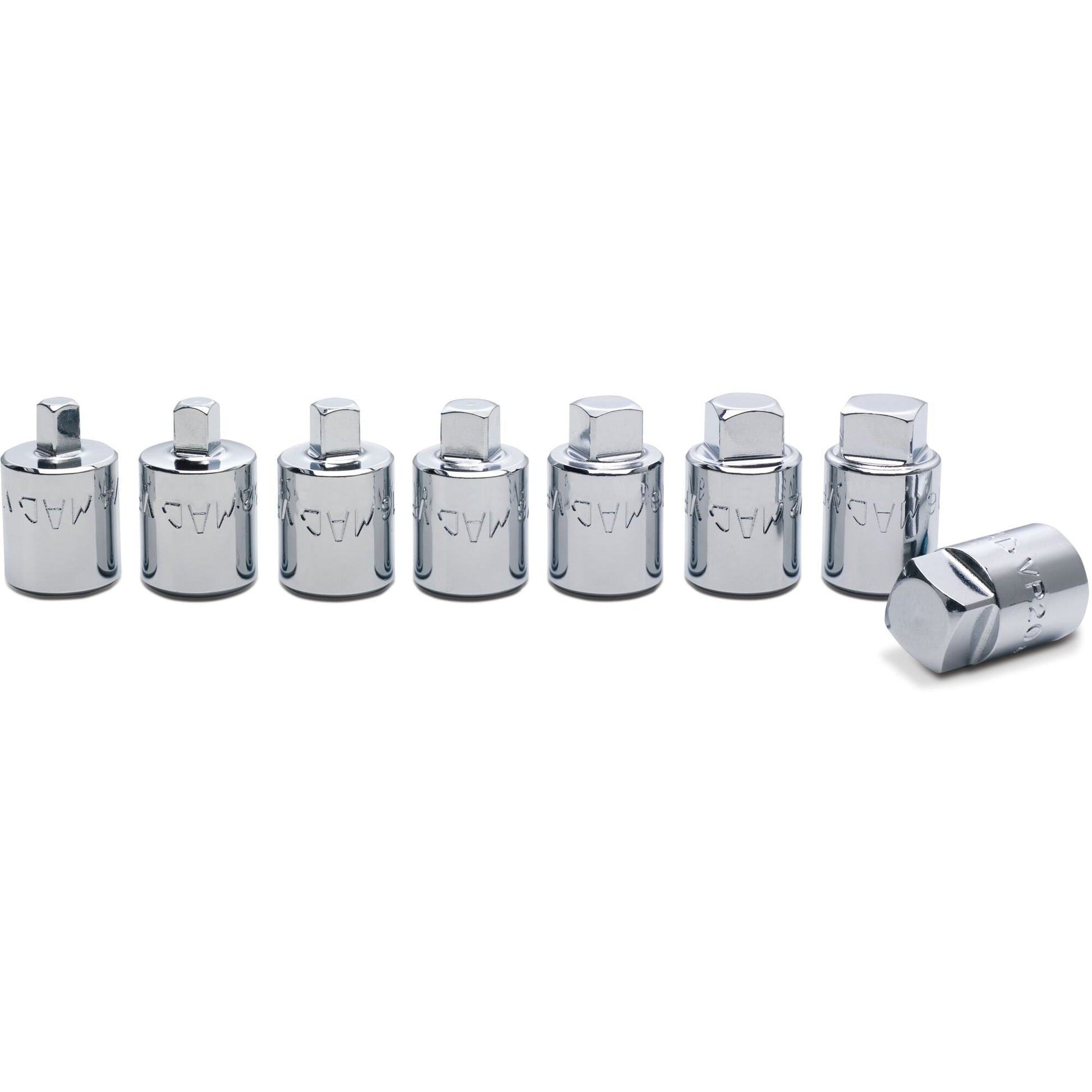 Socket Set, Drain Plug SAE in Metal Tray 1/2" Drive - 8-PC.