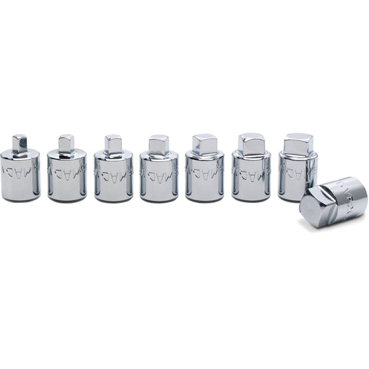 Socket Set, Drain Plug SAE in Metal Tray 1/2" Drive - 8-PC.