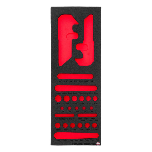 Foam Only - Torx Hex (FOAM7E-TORXHEX Set)