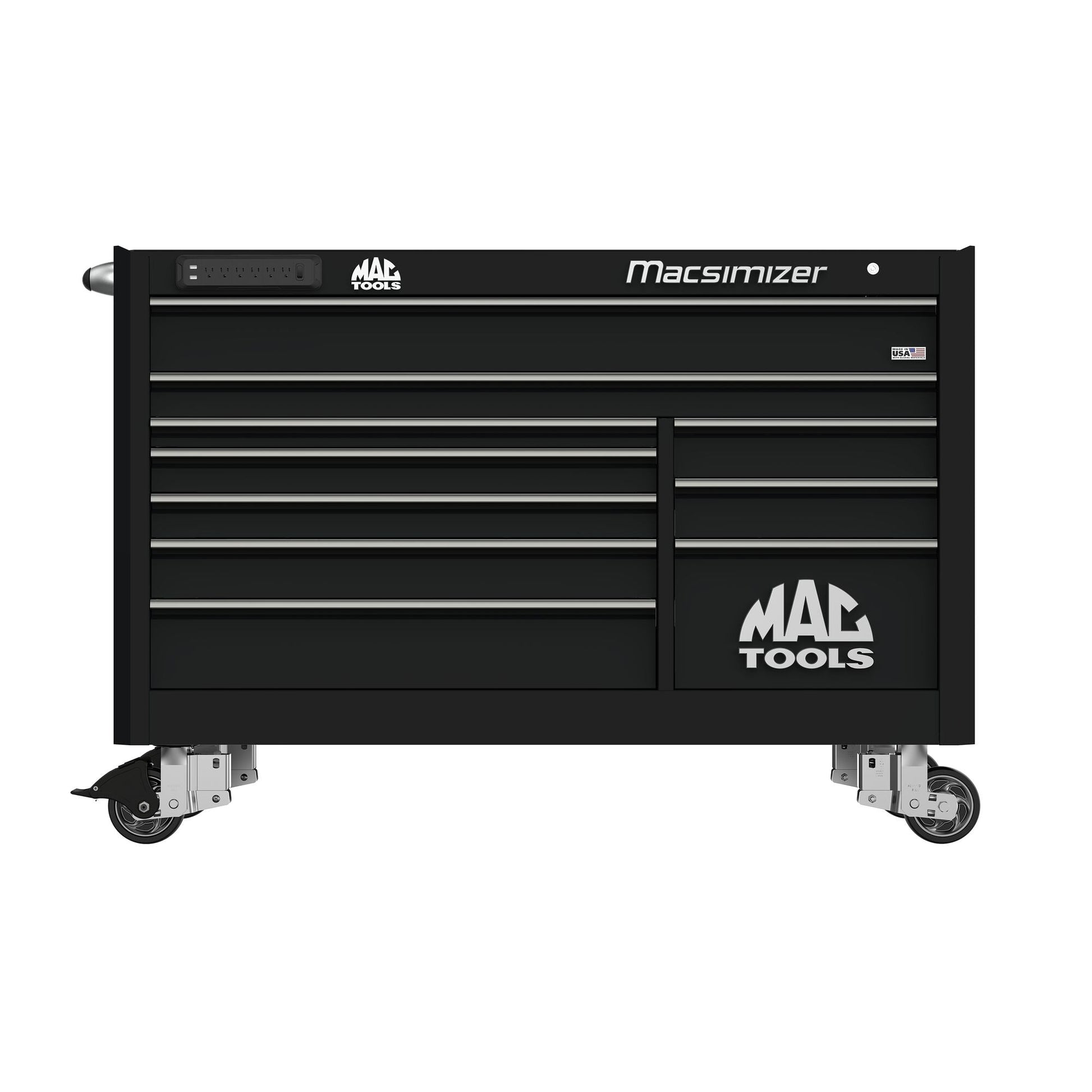 Macsimizer® 10-Drawer Workstation - Galaxy Black