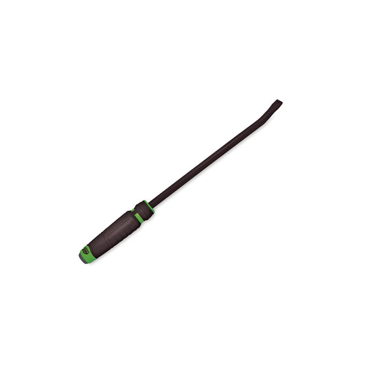 Capped Comfort-Handle 3/8" Curved-Head Pry Bar 17" Green