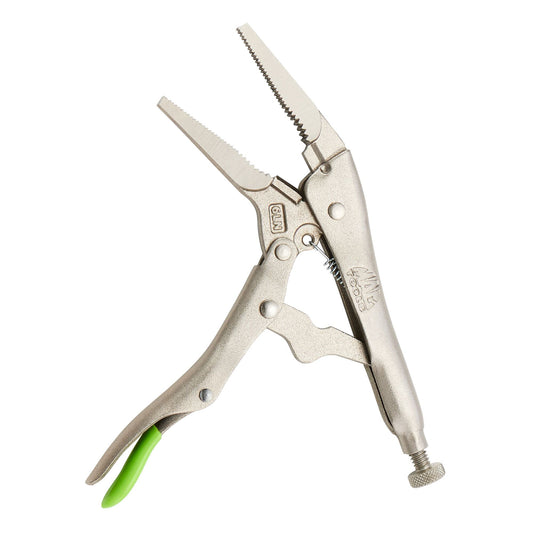 6" Long Nose Trigger Release Locking Pliers - Green
