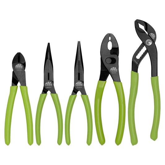 5-PC. Combo C.S.T. Pliers Set - Green
