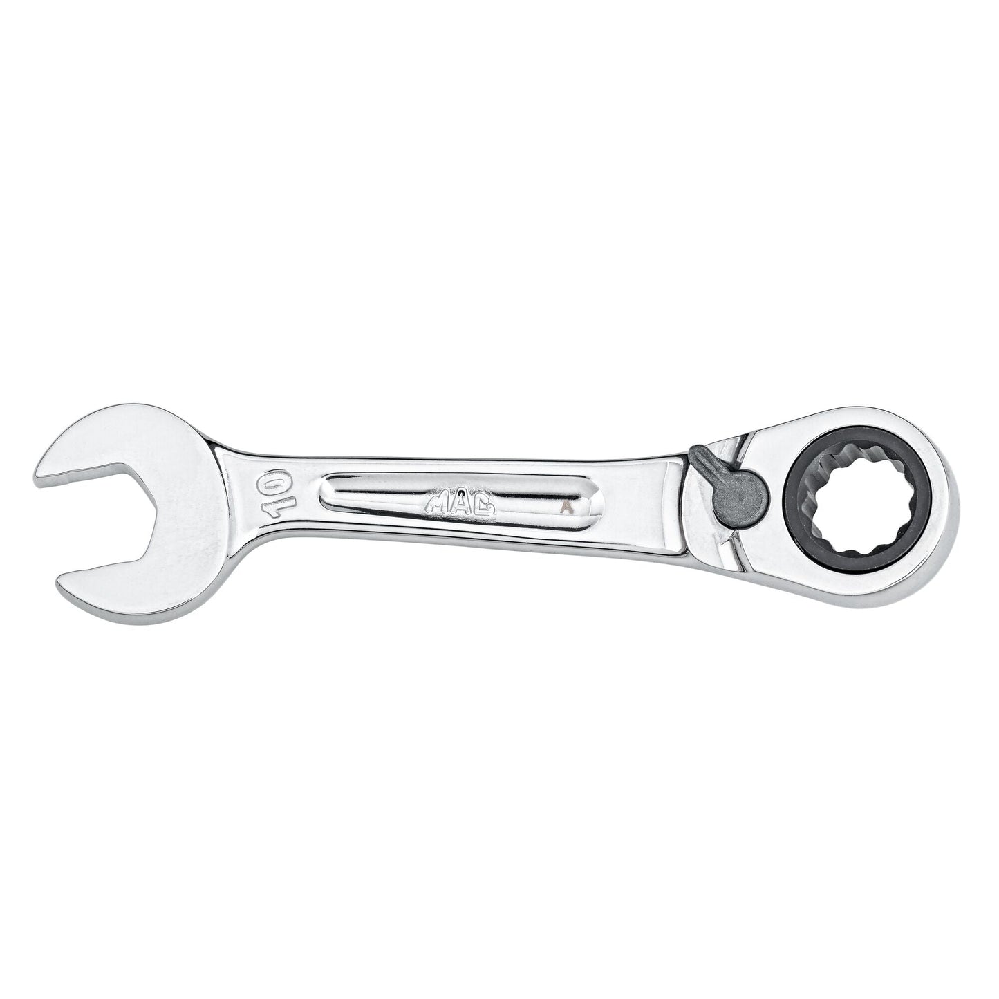 Stubby Reversible Ratcheting Wrench Set 10mm - 12-PT.