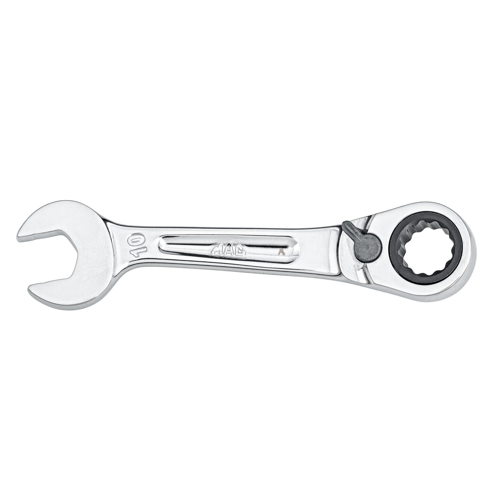 Stubby Reversible Ratcheting Wrench Set 10mm - 12-PT.
