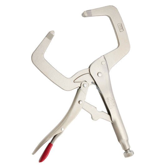11" C-Clamp Trigger Release Locking Pliers - Red