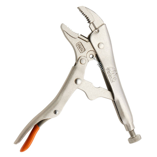 5" Curved Jaw Trigger Release Locking Pliers - Orange