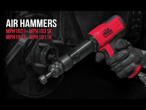 Long Barrel Air Hammer and Chisel Kit