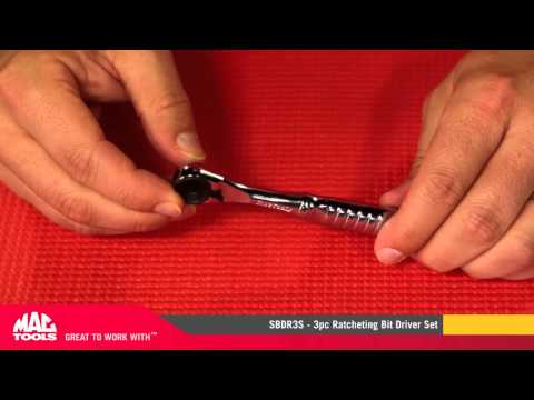 3-PC. Ratcheting Bit Driver Set
