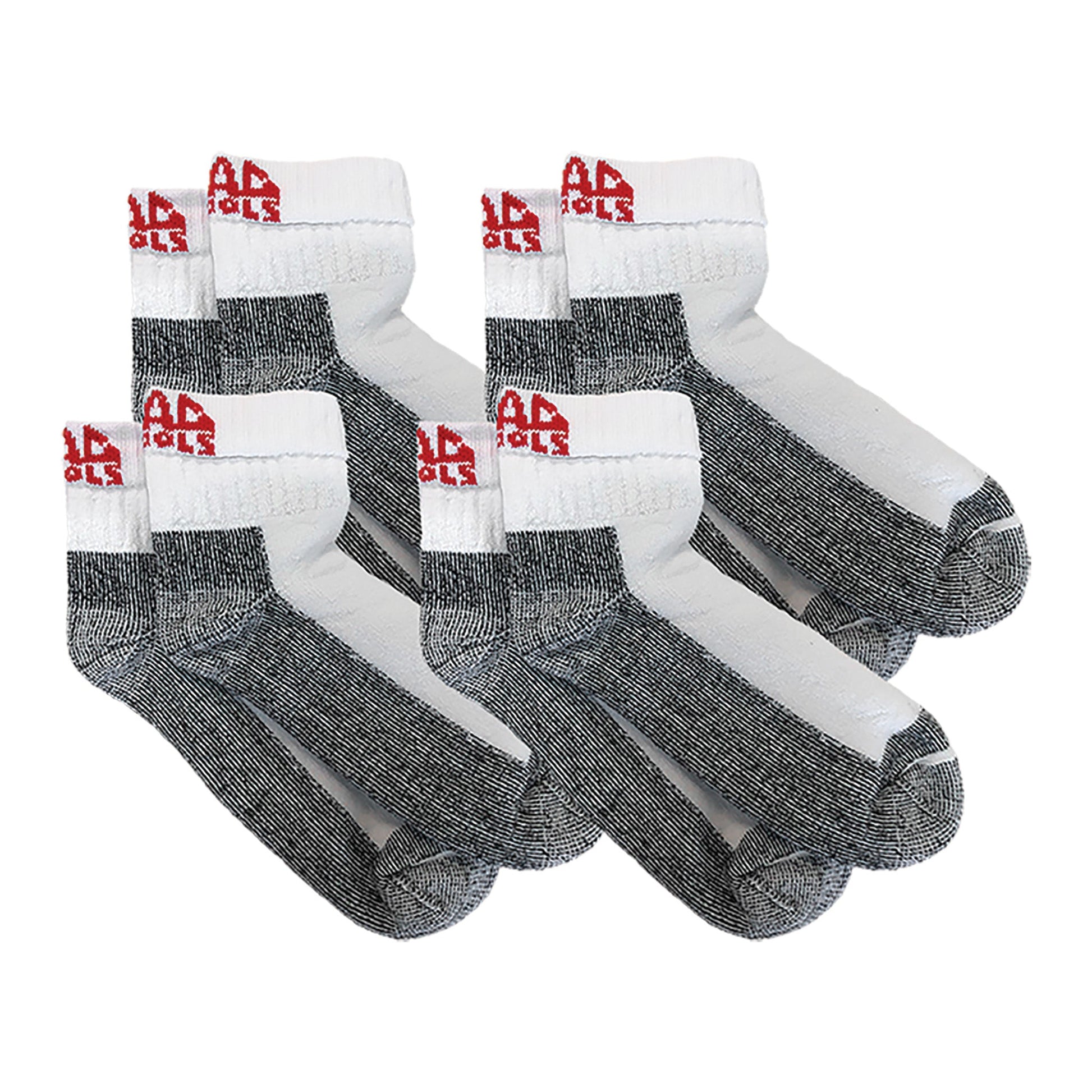 Mac Tools 4PK White Ankle Socks
