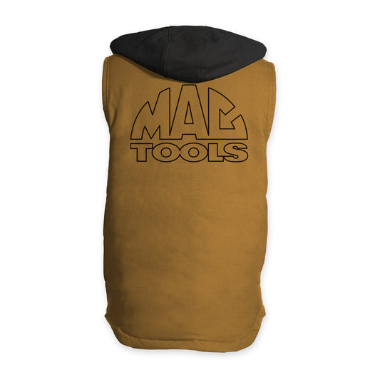 Hooded Vest w/ Embroidery